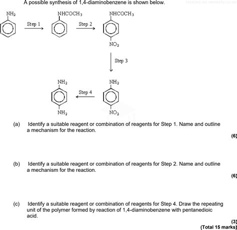 Organic Synthesis Questions Revisely
