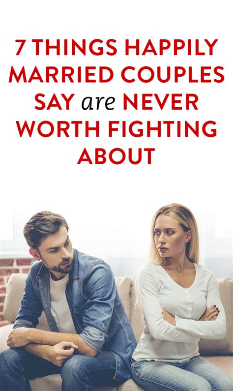 7 Things Happily Married Couples Say Are Never Worth Fighting About Married Couple Happily