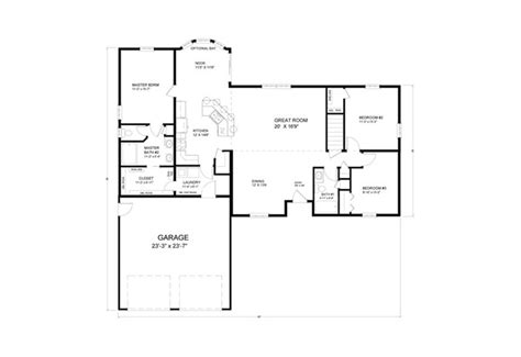 Bungalow Floor Plans 2000 Sq Ft Ranch