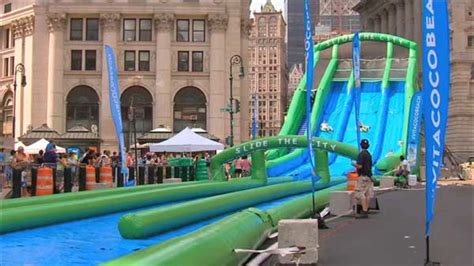 New York City At Summer Streets Slide The City Abc7 New York