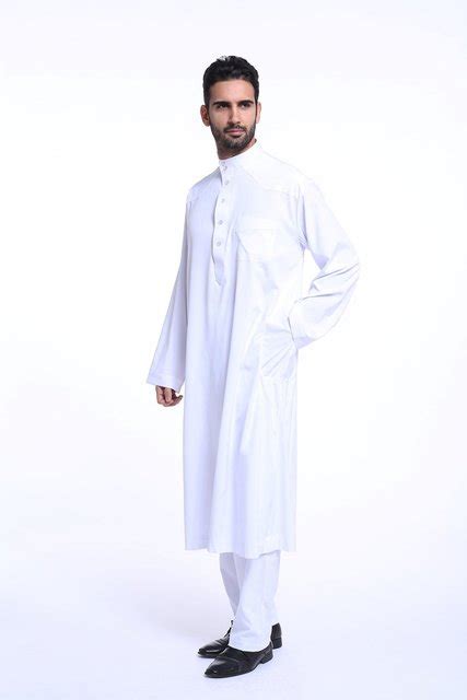 Hohe qualität Muslim Islamische Kleidung für männer Saudi arabien Jubba Thobe plus größe dubai