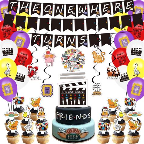 Buy 106 Pcs Friends Themed Party Decorations Friends Party Decorations Include Happy Birthday
