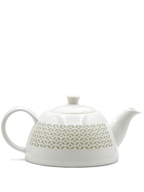 Polspotten Pierced Porcelain Teapot Farfetch