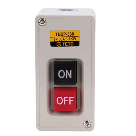 37kw 30a 3 Phase Push Button Switch Tbsp 330 Momentary Onoff Power