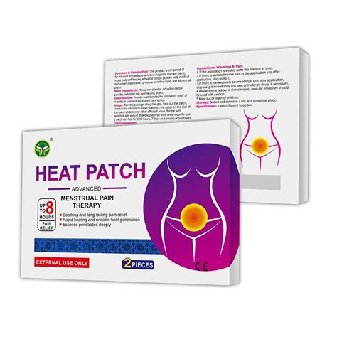 Medical Device Menstrual Period Pain Relief Heat Patch China Menstrual Pain Relief Patch And