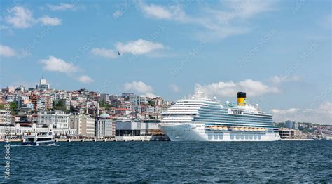 Istanbul Turkey May 1 2022 Costa Venezia Cruise Ship In Galataport