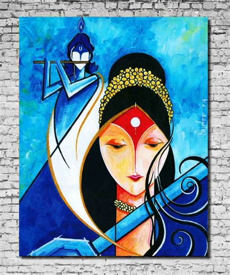 According to vaishnavism, krishna is worshipped as an avatar of the unique method of painting radha and krishna with hued foreheads give a unique touch to the otherwise conventional imagery. Radha Krishna | paintings | Pinterest | Krishna