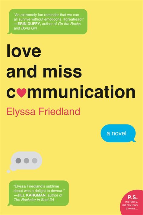 Love And Miss Communication By Elyssa Friedland Best 2015 Summer