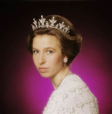 The Princess Anne Wears The Festoon Diamond Tiara In 1973 Which Is