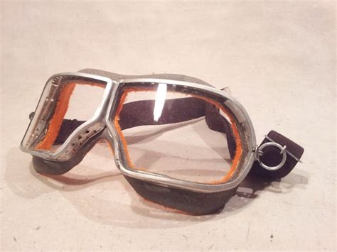Soviet Russian Ussr Dust Glasses Field Goggles Pilot Motorcycle Ww2