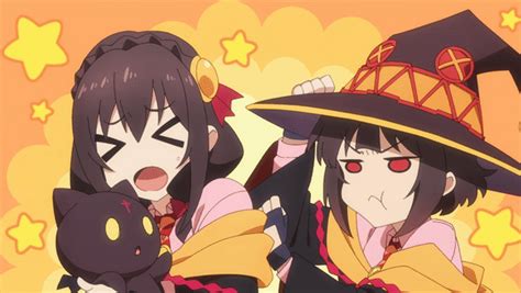 Chomusuke Megumin Yunyun Konosuba Kono Subarashii Sekai Ni Bakuen Wo Animated Animated