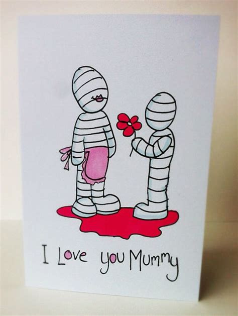 Mother S Day Card I Love You Mommy I Love My Mummy Card On Etsy Cards My Love