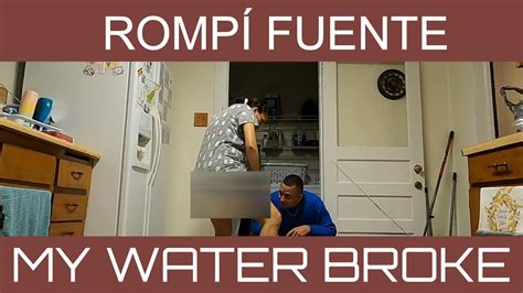 MY WATER BROKE PRANK BROMA ROMPÍ FUENTE YouTube