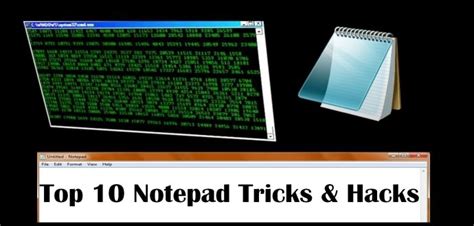 Top 10 Super Cool Notepad Tricks Hacks And Commands For Your Pc Note