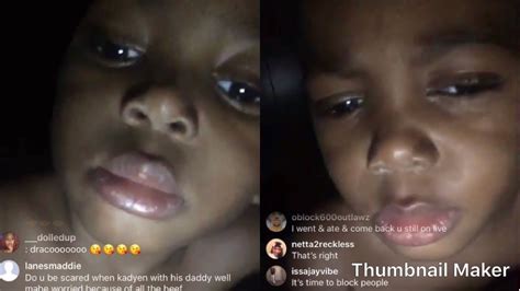 Nba Youngboy Baby Momma On Ig Live With His Son Draco Youtube