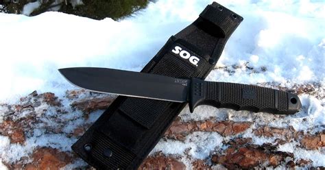 Rocky Mountain Bushcraft Sog Force Survival Knife With Custom Convexed