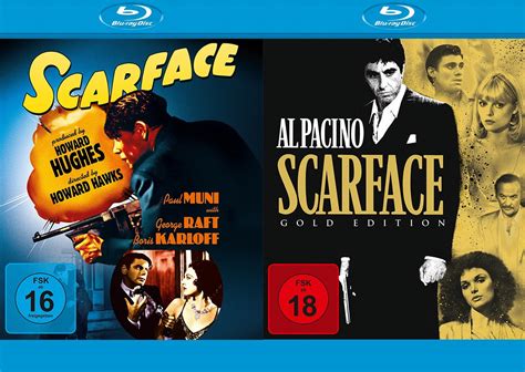 Scarface Von 1932 And 1983 Gold Edition Im Set Blu Ray