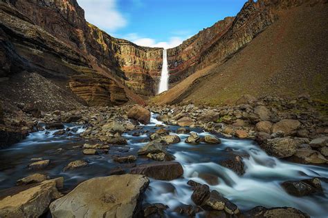 Henoss Waterfall In East Iceland Photograph By Miroslav