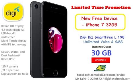 From plans for you and the family, to the latest phones and value. DiGi Corporate Business Plan Info: FREE iPhone 7 32GB ...