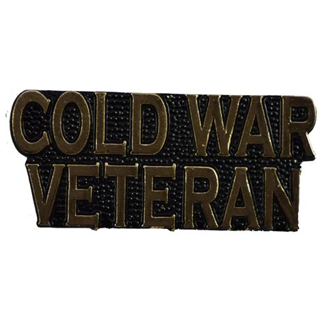 Cold War Veteran Hat Pin