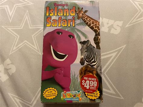 Barney And Friends Vhs Tapes Safari Entertainment Island Favorite
