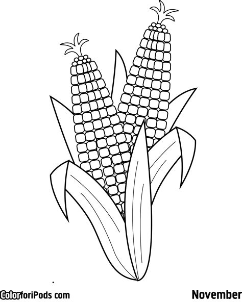 Credit to the original picture uploader. Corn Coloring Pages Printable - Coloring Home