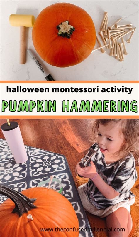 Montessori Pumpkin Activity Smashing Pumpkins The Confused Millennial