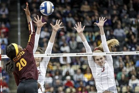 Defending Champ Stanford Sweeps Minnesota To Reach Volleyball Final