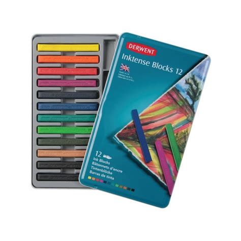 Derwent Inktense Watersoluble Blocks Tin Of