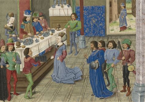 Why Arent People Eating In Medieval Depictions Of Feasts Eating