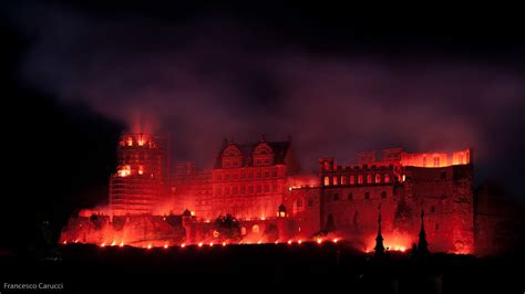 Heidelberg Red Castle Heidelberg Red Castle Lit Like It Wa Flickr