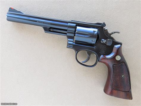 Smith And Wesson Model 19 Combat Magnum Cal 357 Magnum 6 Inch Barrel