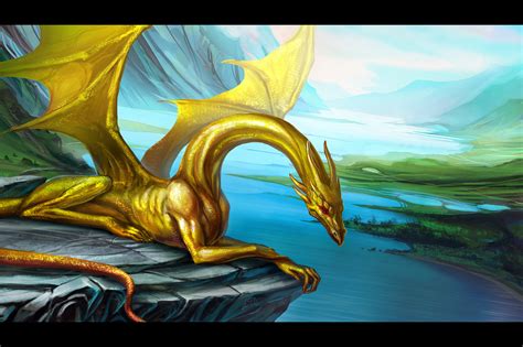 Dragonsfaerieselvesandtheunseen Golden Dragons