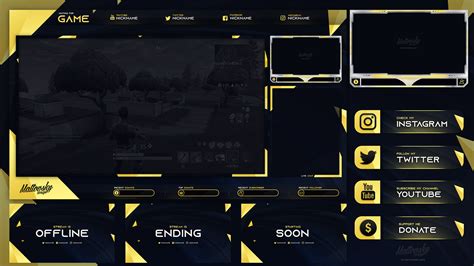 Free Twitch Stream Overlay Template 2019 12 Download On Behance