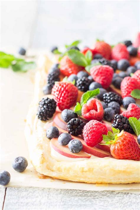 Summer Fruit Tart Green Healthy Cooking