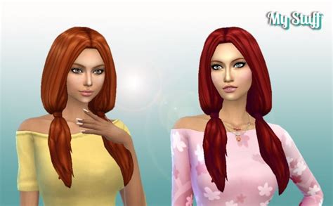 Mystufforigins Hairstyles Sims 4 Hairs