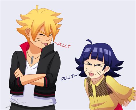 Bolt And Himawari Uzumaki Boruto Boruto Kunoichi Naruto