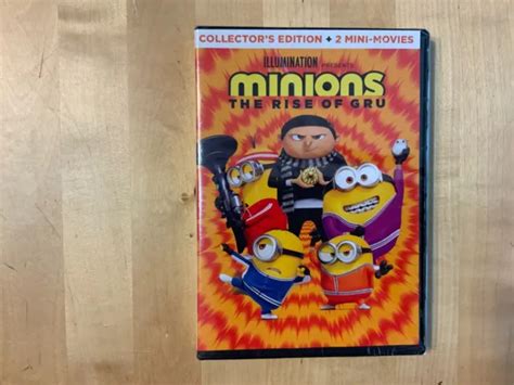 Minions The Rise Of Gru Dvd Collectors Edition New Steve Carell