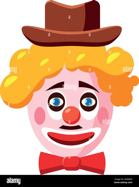 Clown Face With Hat Icon Cartoon Style Stock Vector Image And Art Alamy