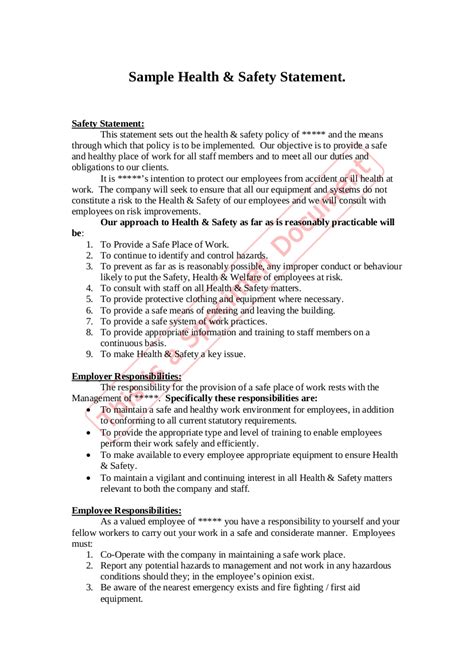 Supervisors will be trained and held responsible for ensuring that the workers, under their supervision, follow this policy. 8+ Free Workplace Safety Policy Templates - PDF | Free ...