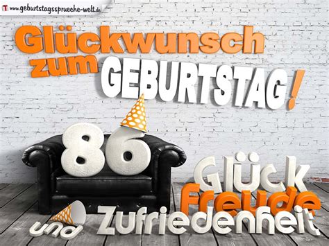 Nur in der was schreibt man zum 40. Glückwünsche zum 86. Geburtstag mit 3D-Buchstaben und ...