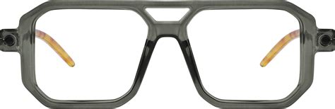 Tara Geometric Grey Eyeglasses Fytoo Optical