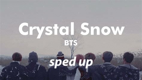 Bts Crystal Snow Speduplyricsterjemahan Youtube