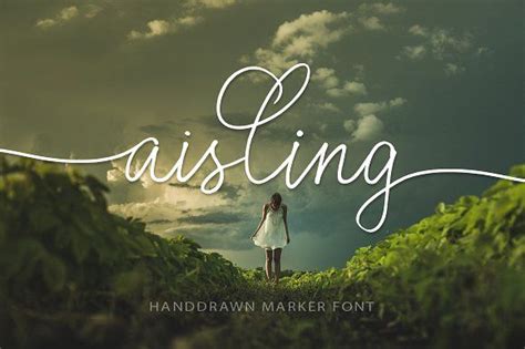 Aisling Font How To Draw Hands Beautiful Script Fonts Red Ink
