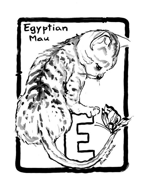 Egyptian Cat Drawing At Explore Collection Of