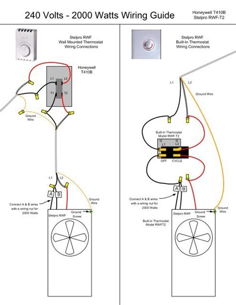 Hook up, internal wiring, thermostat. Honeywell Line Voltage Thermostat Wiring Diagram - Wiring Diagram Schemas