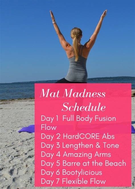 Mat Madness A Free 7 Day Pilates And Barre Challenge ~ Brittany Bendall