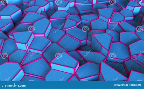 3d Render Voronoi Fracture Stock Illustration Illustration Of Circle