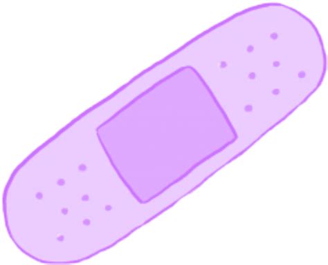 Download HD Purple Bandaid Pastel Cute Kawaii Draw Tumblr Aesthetic png image