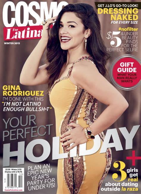 Gina Rodriguez For Cosmopolitan For Latinas Magazine Winter 2015 Girl Celebrities Hottest